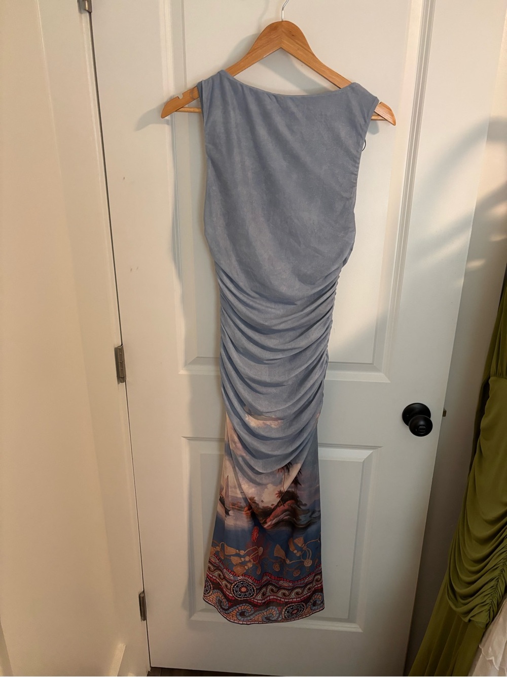 NEW LINE & DOT Pernille Mesh Midi Dress Blue Sizes S & L - Picture 15 of 15